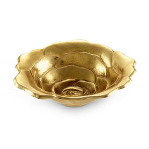 Moderno Centro de Mesa Decorativo de Metal, Tazón Grande para Sala de Estar, Oficina y Comedor - Product Image 1