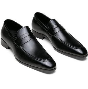 Chaussures de boxe en cuir noir foncé personnalisées pour hommes, ensemble de haute qualité avec un design élégant et une semelle durable, chaussures formelles de haute qualité - Product Image 2