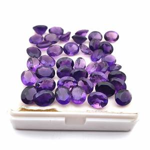 
 
 
 Pierres précieuses d'améthyste naturelle, taille ovale, violettes, cristaux polis en vrac pour la fabrication de bijoux, vente en gros, taille et poids personnalisés, tierce partie - Product Image 1