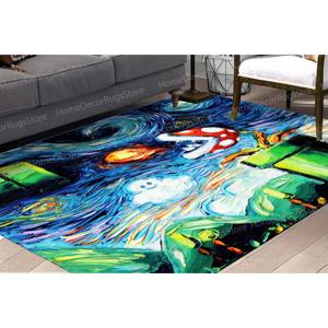 Tapis imprimé Van Gogh : rehaussez votre espace avec un art intemporel, tapis doux non tissé - Product Image 3