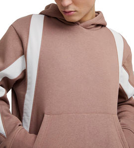 Custom Own Design Winter Hooded <b>White</b> Panel Solid Brown 100% Cotton Fleece Pullover <b>Hoodies</b>-Wholesale Price Windproof - Product Image 6