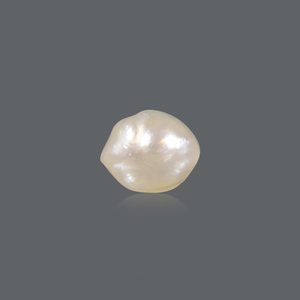 Perla de Basra de 3.09 Quilates, Barroca, de Agua Dulce, Blanca y Rosa, Suelta, de Color Natural para Piezas Elegantes - Product Image 2