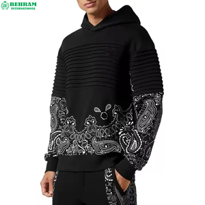 Ventes directes usine – Nouveaux sweats à capuche pour hommes en molleton denim et French Terry, zippés, en coton épais, respirants et à séchage rapide - Product Image 4