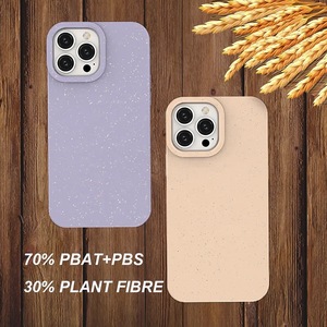 เคสกันกระแทกสำหรับ iPhone 16 15 141 13 PRO MAX พิมพ์ UV ย่อยสลายได้ทางชีวภาพฟางข้าวสาลี100% - Product Image 6