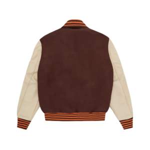 Blouson universitaire unisexe personnalisé OEM en gros – Style urbain sophistiqué, polaire, hiver, logo brodé, coupe-vent, respirant, 100 % - Product Image 2