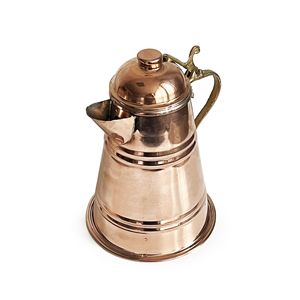 Olla de Leche de Cobre de Anatolia, Tazón Hecho a Mano de Color Cobre Kervan, Auténtico para Servir Bebidas, Artículo Decorativo Tradicional y Elegante - Product Image 5