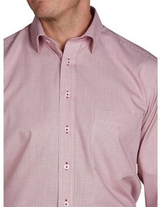 เสื้อเชิ้ตแขนยาวสำหรับผู้ชายเสื้อผ้าฝ้าย100% ลายสก๊อตลำลองสำหรับนักธุรกิจเสื้อลำลองไซส์ใหญ่ - Product Image 3