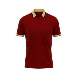 Color High Quality Wholesale Latest Mens Polo Shirt for Company Uniforms Dark Chocolate Brown Polo T-shirt Men Custom Unisex,men