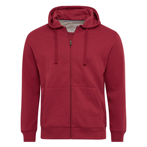 Sweat à capuche zippé pour homme, 100% coton, respirant, écologique, avec logo personnalisé imprimé, haute qualité - Product Image 4