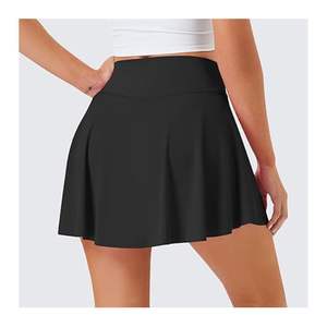 Jupe de tennis Logo personnalisé Activewear Running Fitness Workout Jupe de tennis pour les femmes avec short intérieur - Product Image 3