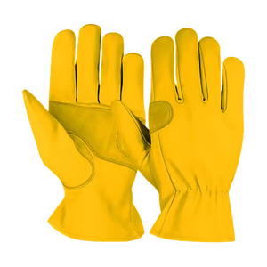 Guantes de seguridad para construcción de alta resistencia Cuero de grano de cabra reforzado Reflectante Resistente a la abrasión Protección para brazos y manos - Product Image 4