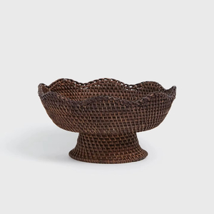 <b>Light</b> Rattan Footed Bowl Natural Meal Presentation Decor Eco-Friendly Wholesale Vietnamese <b>Products</b> - Product Image 1
