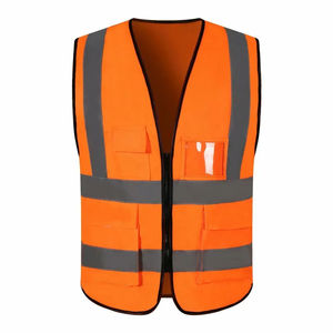 2025 vêtements de travail gilet de sécurité réfléchissant avec poches sécurité réfléchissante haute visibilité vêtements de travail Construction de qualité supérieure - Product Image 4