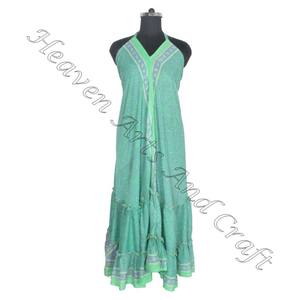 SD012 femmes indien pakistanais Saree/Shari/Shari Vintage robes en soie Hippy Boho chaud Sexy à la recherche de coton Inde meilleur Vintage - Product Image 1