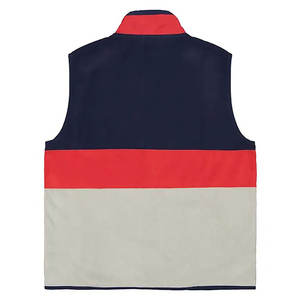 Gilet d'hiver élégant et respirant pour hommes avec logo personnalisé brodé en polaire durable, chaud et confortable, coupe extensible - Product Image 6