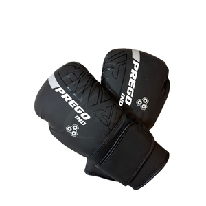 Gants de boxe noirs personnalisés, gants d'entraînement et de sparring en cuir PU, sangle de poignet réglable, logo OEM - Product Image 2