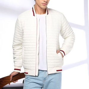 Chaqueta acolchada de plumón, venta al por mayor, chaquetas acolchadas personalizadas, chaqueta acolchada Lisa ajustada en blanco hecha en Pakistán - Product Image 6