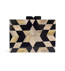 2024 Customized Women's Stylish Lady Design White Stripe Resin Evening <b>Clutch</b> Bag Popular <b>Purple</b> Hand Purse - Product Image 1