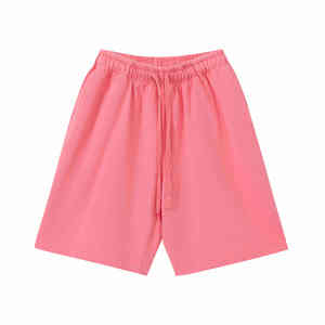 Short de survêtement personnalisé pour hommes en éponge française 100% coton ourlet brut délavé à l'acide pantalon court chaud déchiré - Product Image 3