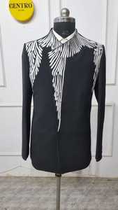 Dernier modèle de costumes de marié pour hommes 2 pièces coupe ajustée Costumes de mariage pour hommes 2 pièces pour hommes personnalisables pour adultes - Product Image 5