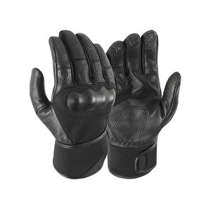 Guantes de Carreras de Motocicleta, Guantes de Cuero Duro, Acolchado EN LA Palma, Profesionales, Cálidos, Antideslizantes, Resistentes al Desgaste, Impermeables - Product Image 4