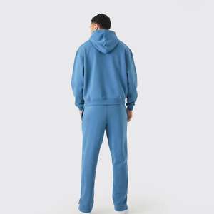 High Quality Fleece Tracksuits for <b>Men</b> Sweatpants and <b>Hoodie</b> Set Custom Logo <b>Men</b> <b>Running</b> Tracksuits - Product Image 2