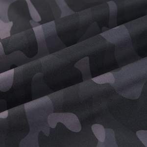 Camiseta de béisbol de camuflaje personalizada para jóvenes, camiseta de béisbol de material ecológico, malla con botones, aparejos transpirables, sarga, letras bordadas - Product Image 6