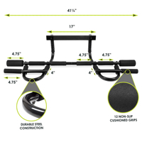 Barre de traction murale réglable pour fitness, équipement d'exercice à domicile, taille personnalisable, logo personnalisé, couleur personnalisée