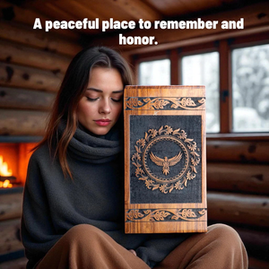 Handcrafted Rosewood Cremation Urn <b>Wooden</b> Memorial <b>Box</b> Memorial <b>Keepsake</b> Decorative Cremation Urn for Ashes - Product Image 3