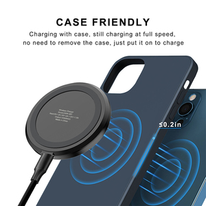 UUTEK Mini Chargeur Sans Fil Nouvellement Repertorie C01 Petit Et portatile 15W carica Rapide per addebito iPhone 14 - Product Image 4