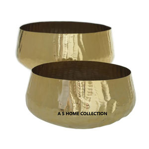 2024 support de branche de luxe décoration de la maison bol martelé fruits plats de fête pour mariage - Product Image 4