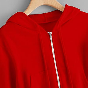 Sudadera con Capucha Corta para Mujer, Estilo Deportivo, Otoño Invierno, Top Corto con Capucha - Product Image 3