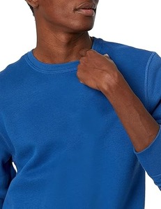 Autumn and Winter Men's Cotton Plus Size Loose <b>Long</b> Sleeved Top 320 Grams O Neck Hoodies & <b>Sweatshirt</b> - Product Image 5