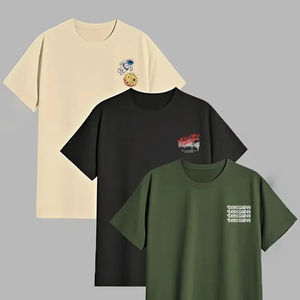 Ropa de calle de gran tamaño camiseta gráfica hombres mujeres astronauta estampado Vintage estatua Harajuku estética Hip Hop camiseta urbana - Product Image 2