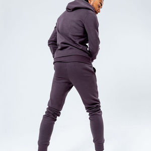 Chándal de invierno personalizado para hombre, pantalones de chándal acampanados, conjuntos de Sudadera con capucha, 100% algodón, transpirable, ligero, OEM - Product Image 2