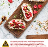 Support à gâteaux et étagère à charcuterie empilables faits à la main en bois de manguier de qualité supérieure, parfaits pour des présentations culinaires élégantes.