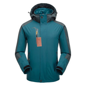 Sweat à capuche personnalisé en polaire de haute qualité pour hommes Vestes d'extérieur softshell avec logo OEM imperméable à fermeture éclair pour le camping - Product Image 5