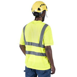 เสื้อยืดทำงานแบบสะท้อนแสงกันน้ำ ANSI Class 3 EN ISO 20471 สวยงาม ปลอดภัย คุณภาพสูง ปี 2025 - Product Image 5