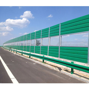 Barrera <span class=keywords><strong>Acústica</strong></span> Absorbente de Sonido, <span class=keywords><strong>Valla</strong></span> con Marco de Acero con Acabado Galvanizado en Caliente para Seguridad, Construcción, Portones de Entrada - Product Image 2