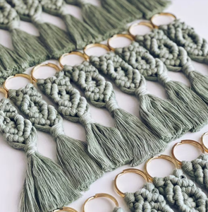 Recuerdos de Boda Hechos a Mano, Hermoso Llavero Boho, Llavero de Macramé Hecho a Mano - Product Image 2