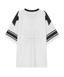 Maillot de football américain en maille 2026 pour équipe personnalisée, impression numérique, manches courtes, coupe ample pour adultes - Product Image 4