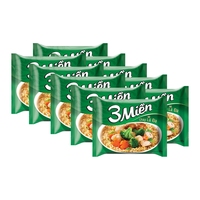 3 Mien La Da Vegetarian Instant Noodles Authentic Vietnam Healthy Quick Cooking Noodles, OEM Packaging, Bulk Export Supply