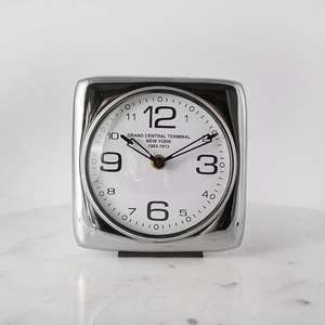 Reloj Despertador Decorativo de Aluminio Pulido Brillante para Escritorio de Oficina, Ideas de Regalos Promocionales Empresariales - Product Image 4