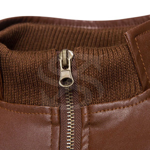 Chaqueta de Cuero para Hombre Otoño Invierno, Chaqueta de Cuero para Hombre de la Mejor Calidad, Chaqueta de Invierno de Cuero Genuino para Hombre - Product Image 3