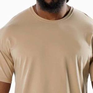 T-shirts les moins chers col rond manches courtes T-shirts pour hommes bodybuilder à épaules tombantes surdimensionnées T-shirts pour hommes personnalisés - Product Image 2