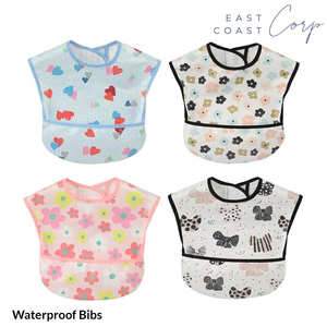 Waterproof Baby <b>Bibs</b> Toddler <b>Feeding</b> <b>Bib</b> with Pocket for Boys & Girls - Product Image 2