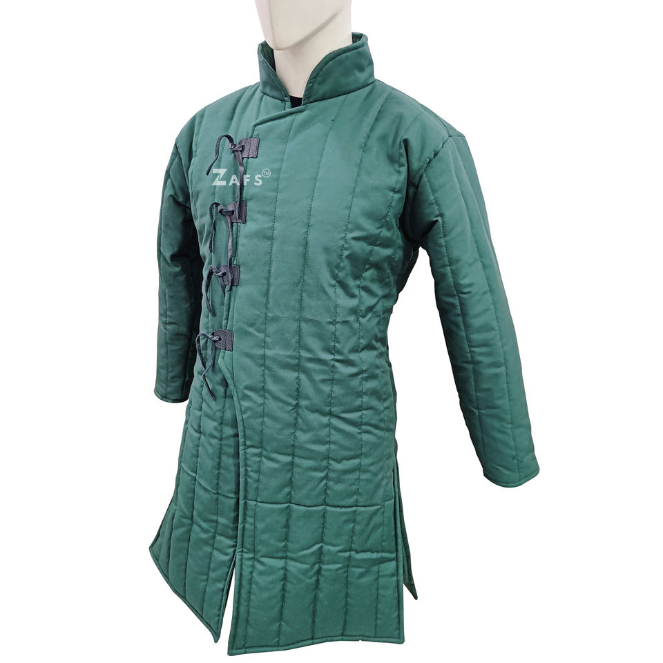 High Quality Breathable Vintage Style Medieval Gambeson Coat Thick ...