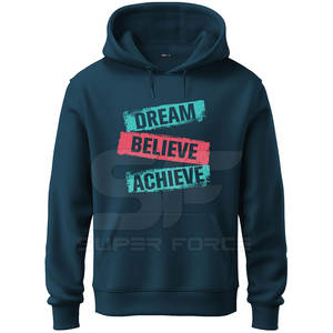 Sudadera con capucha para hombre, mezcla de algodón, tela cálida, perfecta para ropa informal de invierno y gimnasio, Sudadera ligera para hombre - Product Image 1