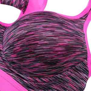 Soutien-gorge de sport en coton rose pour femmes, soutien-gorge de sport doux et respirant, soutien-gorge de sport en coton directement de l'usine, vêtements de sport confortables - Product Image 4