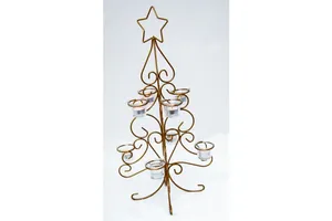 Nouvelles décorations de table de Noël, ornements de table de Noël modernes de haute qualité en métal galvanisé pour la décoration - Product Image 2